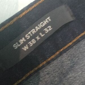 Vince Camuto Slim Straight Jeans - Dark Blue